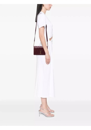 Saint Laurent Pre-Owned 2019 Diamond Quilted Lambskin Angie Chain Bag crossbody bag - Red