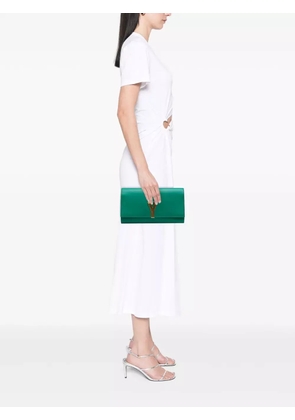Saint Laurent Pre-Owned 2013-2025 Leather Chyc Ligne clutch bag - Green