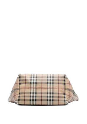 Burberry Pre-Owned 2000-2017 Small Haymarket Check Coated Canvas Salisbury tote bag - Brown