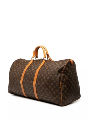 Louis Vuitton Pre-Owned 1986 Monogram Keepall 60 travel bag - Brown