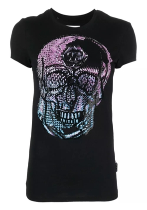 Philipp Plein crystal-embellished skull T-shirt - Black