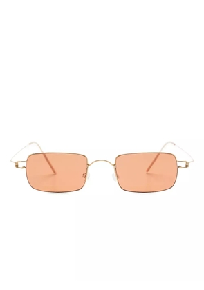 Lindberg rectangle-frame sunglasses - Gold