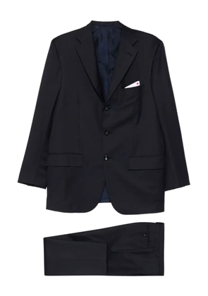 Kiton single-breasted suit - Blue