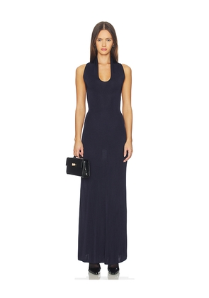 SRG Minerva Knit Gown in Navy. Size L. Also in M, S, XS, XXS.