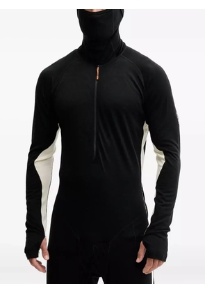 icebreaker zip-fastening balaclava ski jumpsuit - Black