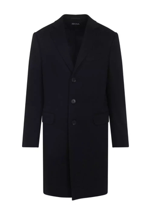 Zegna single-breasted coat - Black