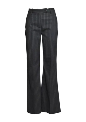 True Royal pinstripe flared trousers - Grey