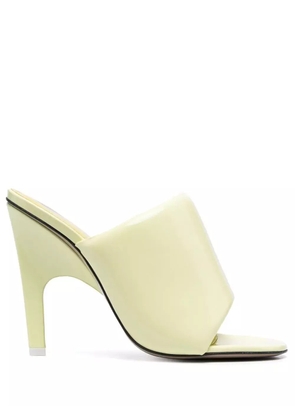 The Attico Rem 120mm open toe mules - Yellow