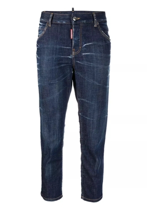 DSQUARED2 low-rise cropped jeans - Blue