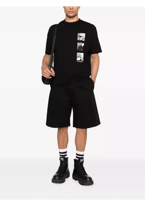 Karl Lagerfeld crew-neck cotton T-shirt - Black