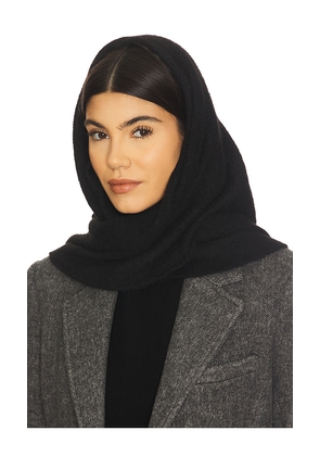 petit moments Courchevel Triangle Scarf in Black.