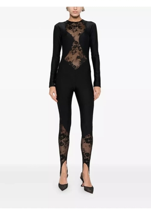 Mazzei lace-panel jumpsuit - Blue