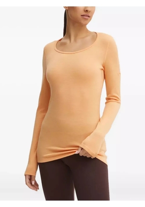 icebreaker long-sleeve round-neck top - Orange