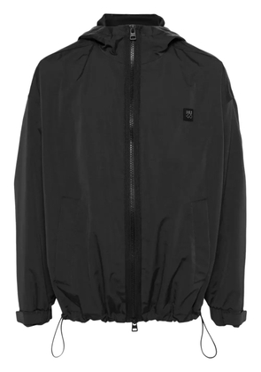 HUGO logo-patch hooded jacket - Black