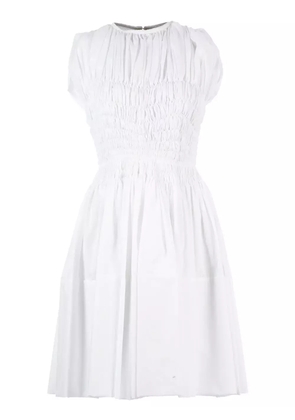 Maison Rabih Kayrouz ruched flared dress - White