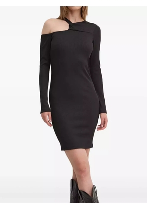 HUGO cut-out long-sleeve mini dress - Black