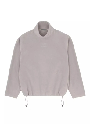 MM6 Maison Margiela X Salomon turtleneck fleece long-sleeved T-shirt - Neutrals