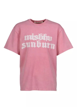 MISBHV Sunburn graphic-print T-shirt - Pink