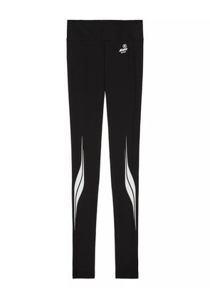 MSGM logo graphic leggings - Black