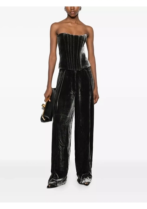 Raquel Diniz pleated trousers - Black