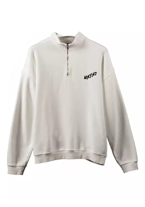 WHYAT Monte-Carlo half-zip sweatshirt - White