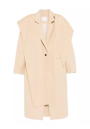 YCH single-breasted trench coat - Yellow