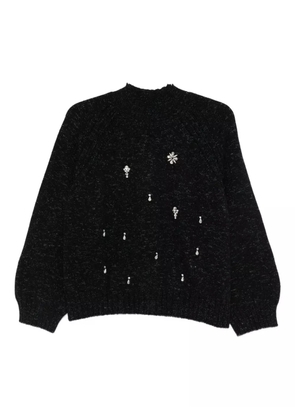 SOLOTRE embellished sweater - Black