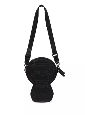 A BATHING APE® zip-fastening messenger bag - Black