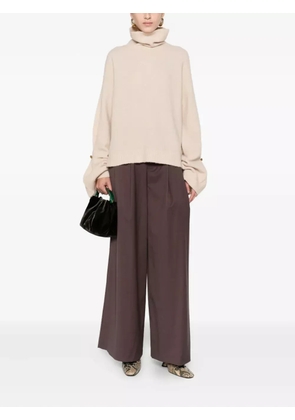 Isabelle Blanche roll-neck jumper - Neutrals
