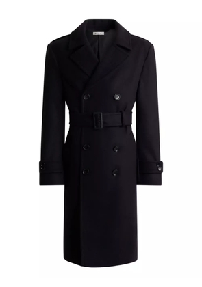 Bally double-breasted belted coat - Blue