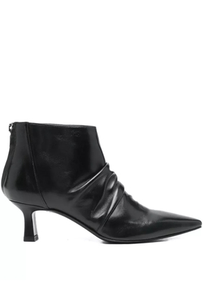 The Seller ruched ankle boots - Black