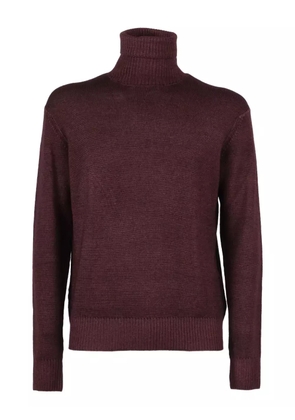 BRANDO roll-neck sweater - Red