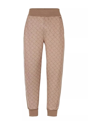 Joop! Talib patterned side-stripe track pants - Brown