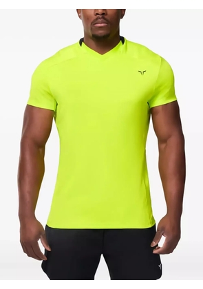 SQUATWOLF Summerlite V-neck logo performance T-shirt - Yellow