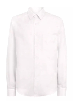 Missoni long-sleeved pocket chest shirt - White