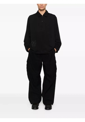Ziggy Chen cotton polo shirt - Black