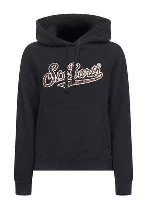 MC2 Saint Barth drawstring kangaroo pocket sweater - Blue