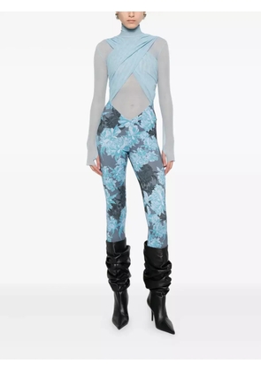 Mazzei floral-print jumpsuit - Blue