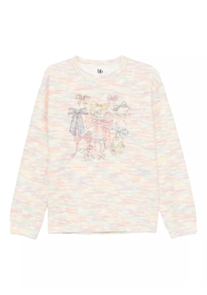 b+ab printed jumper - White