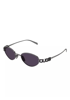 Gucci Eyewear oval-frame sunglasses - Grey