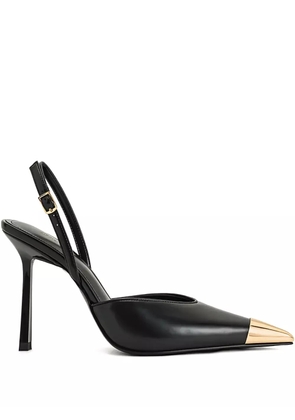 JW Pei 100mm Gold Tipped Slingback sandals - Blue