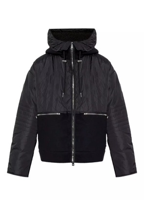 Add quited-pattern padded jacket - Black