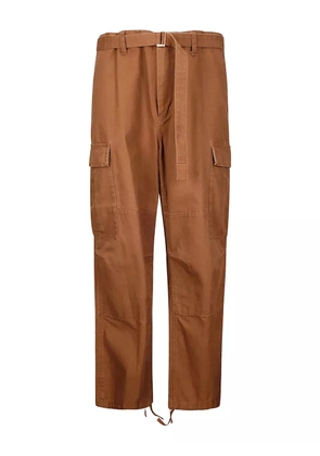sacai x Carhartt Wip Duck trousers - Brown