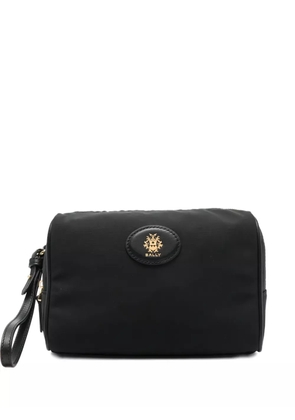 Bally crest-appliqué clutch bag - Black