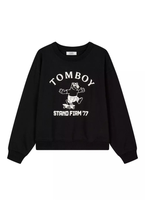 STUDIO TOMBOY crew neck sweatshirt - Black