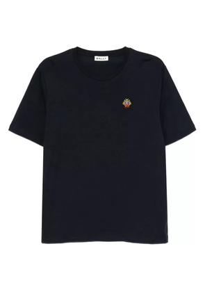 Bally embroidered-logo T-shirt - Blue