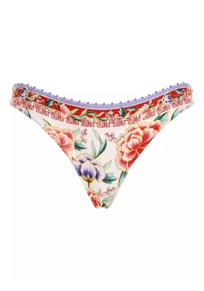 Agua Bendita Lola floral bottoms - White