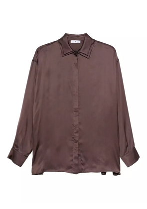 PT Torino satin shirt - Brown