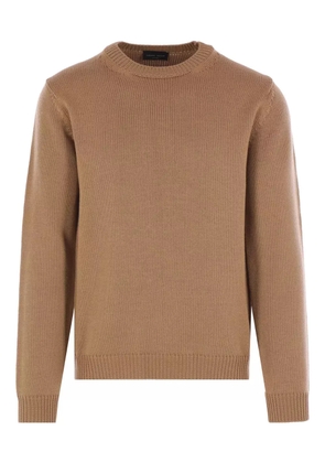 Roberto Collina ribbed-knit sweater - Brown