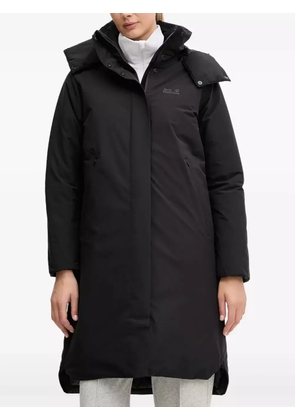 JACK WOLFSKIN hooded zip-up jacket - Black